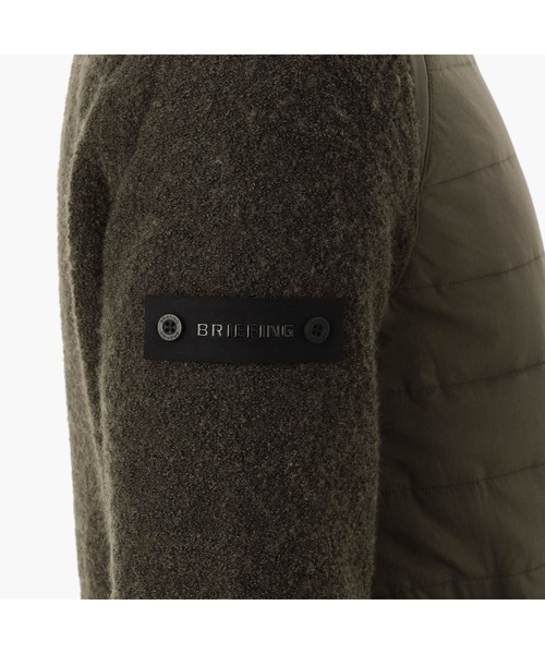 メンズウェア BRIEFING WINDBLOCK BOUCLE KNIT BLOUSON BRIEFING ジャケット テーラードジャケット MEN'S WINDBLOCK