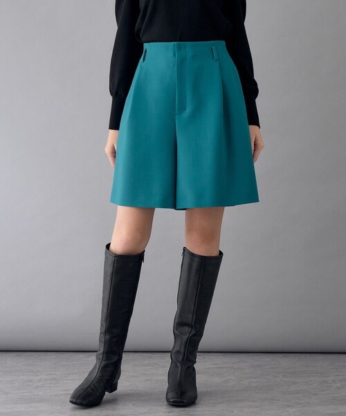 ANAYI（アナイ） パンツ ストレッチウールキュロットパンツ レディース