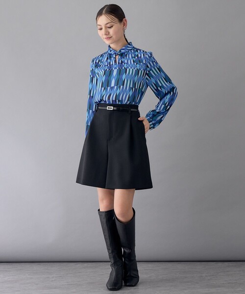 ANAYI（アナイ） パンツ ストレッチウールキュロットパンツ レディース