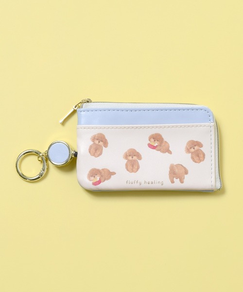 Flowering（フラワーリング） キーケース クマ/犬/ミニハート刺繍