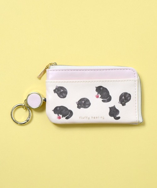 Flowering（フラワーリング） キーケース クマ/犬/ミニハート刺繍