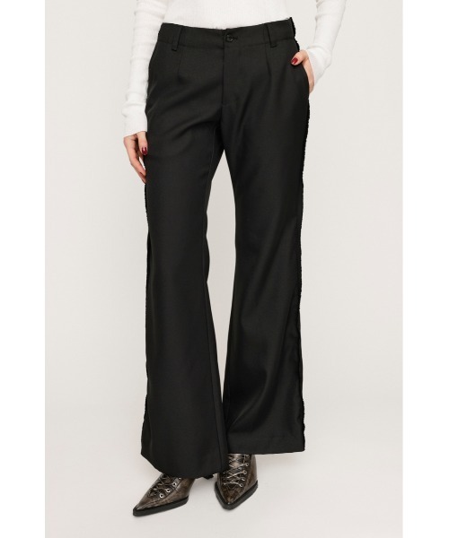 SLY（スライ） スラックス パンツ CUT OUT L/W FLARE PT