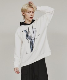 パーカー バイカラーフードスモークパーカ メンズ｜ZOZOTOWN Yahoo!店