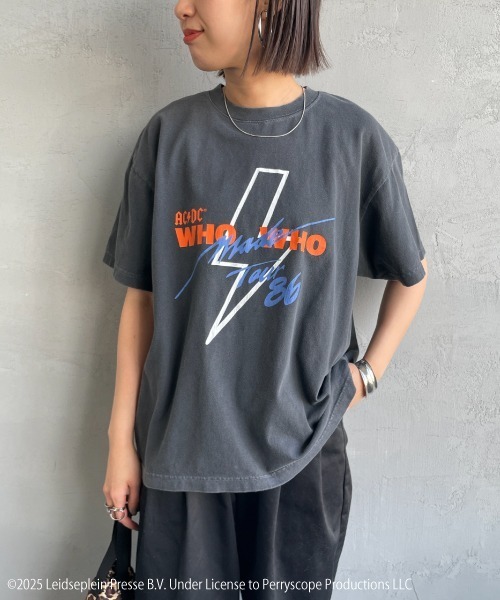 tシャツ 「GOOD ROCK SPEED/グッドロックスピード」 別注 AC/DC ロックプリントTシャツ(TOUR 86) レディース メンズ GOOD ROCK SPEED tシャツ 「GOOD SPEED/グッドロックスピード