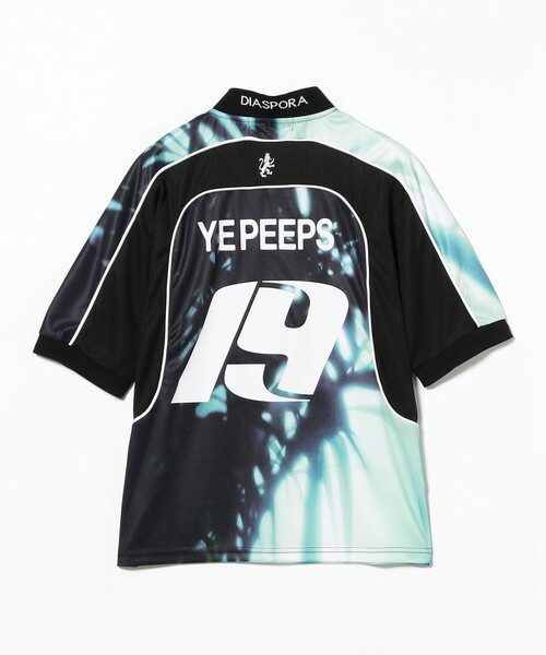 Diaspora skateboards tシャツ / YE PIIPS Football Top メンズ
