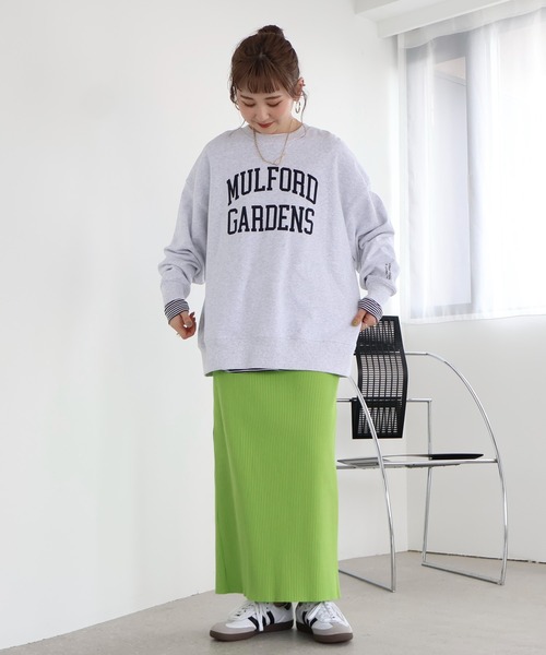 AMERICAN HOLIC トレーナー スウェット カレッジロゴ裏毛プル