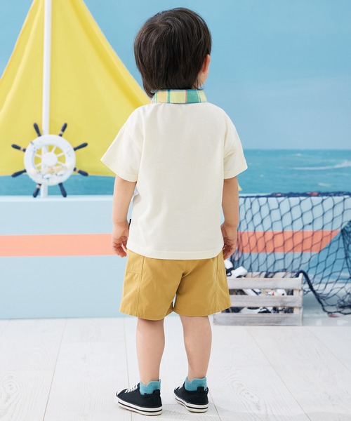 Combi mini ポロシャツ 襟付きオリジナルチェックポロ キッズ 子供服