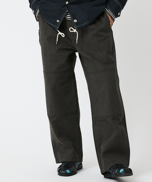 journal standard relume ダブルニーパンツ JOURNAL STANDARD relume パンツ フェード シャンブレー