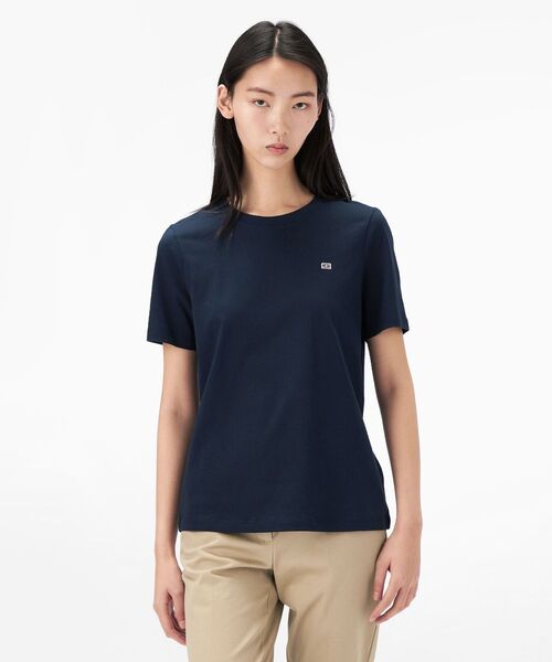 tシャツ クルーネックフラッグTシャツ レディース
