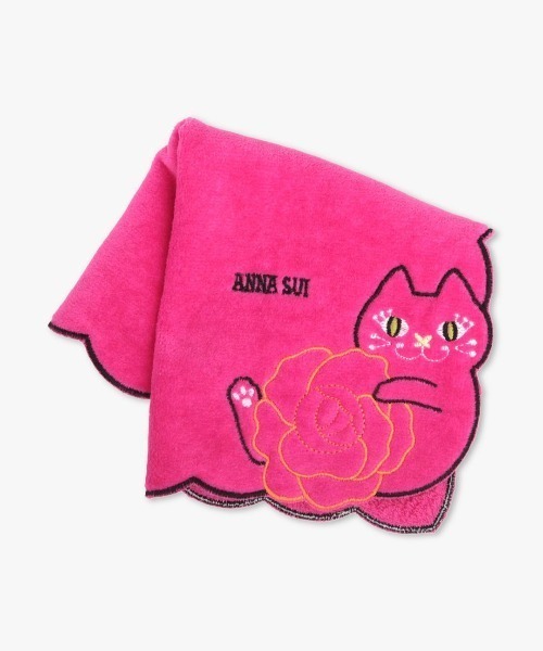 ANNA SUI（アナスイ） ハンカチ キャット＆ローズ タオルハンカチ