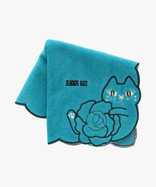 ANNA SUI（アナスイ） ハンカチ キャット＆ローズ タオルハンカチ
