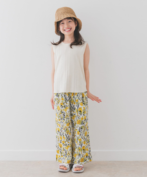 URBAN RESEARCH DOORS パンツ 「親子リンク」フラワープリント