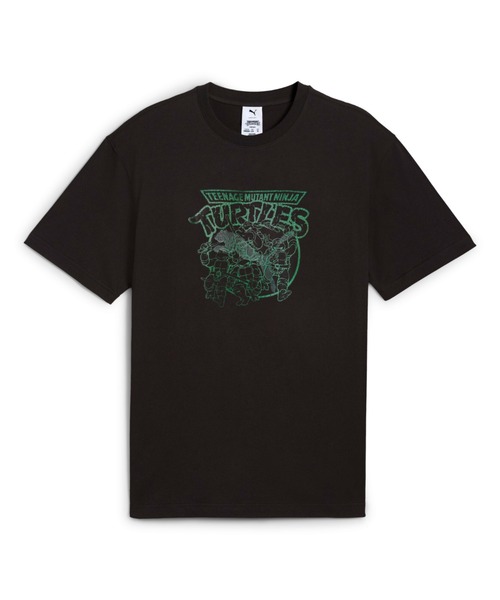 【PUMA】HOOPS X ニンジャタートルズ Tシャツ 関税送料込 PUMA tシャツ HOOPS x TMNT Relaxed Graphic Tee（プーマ