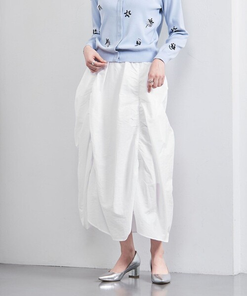 【新品タグ付き】 UNITED ARROWS スカート UNITED ARROWS - 新品 タグ付き BLUELEA ジャガードスカートの