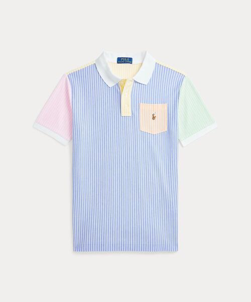 ラルフ　シャツキッズ10-12才(2枚セット) セール】 (ボーイズ 2才～7才)ストライプド コットン ショート