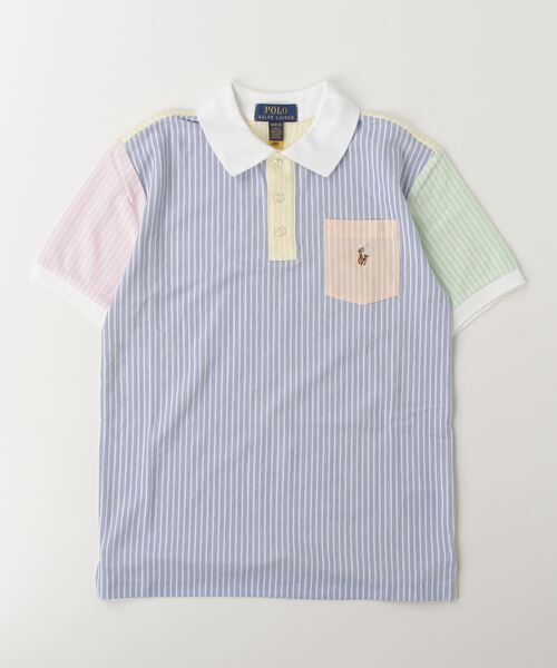 【新品】POLO RALPH LAUREN ストライプポロシャツ Polo Ralph Lauren ストライプ ポロシャツ◁L▷ - メルカリ