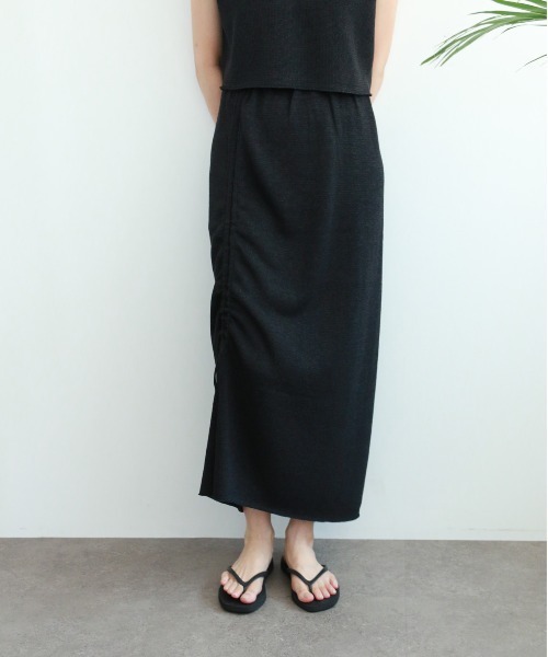 WALANCE（ワランス） ロング スカート paper knit skirt : ZOZOTOWN