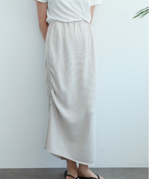 WALANCE（ワランス） ロング スカート paper knit skirt : ZOZOTOWN