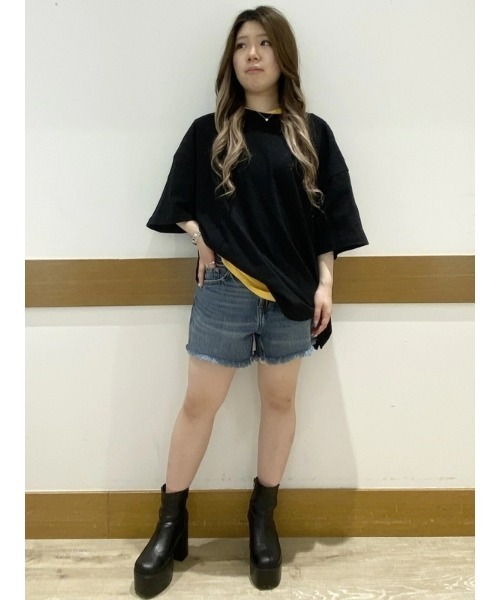 ミッドライズカットアウトデザインジーンズ GAP ジーンズ デニム デニムパンツ 4インチ ミッドライズ