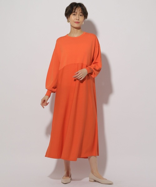 Elura（エルーラ） ワンピース サラサラタッチニットワンピース「低