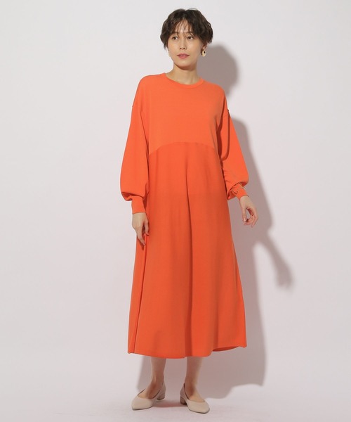Elura（エルーラ） ワンピース サラサラタッチニットワンピース「低