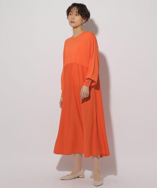 Elura（エルーラ） ワンピース サラサラタッチニットワンピース「低