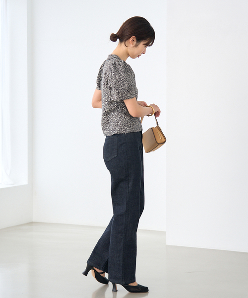 IENA MONOボタニーVネックブラウス IENA ブラウス シャツ MONOボタニーVネックブラウス レディース