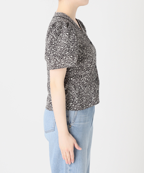 IENA ブラウス シャツ MONOボタニーVネックブラウス レディース
