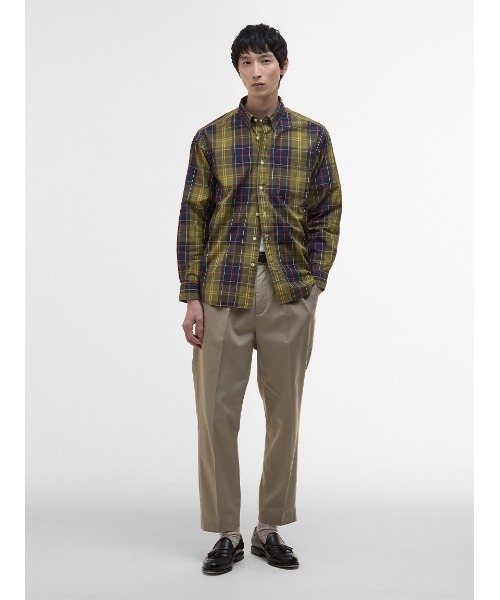 Barbour タータンチェックシャツ Sサイズ Barbour（バブアー） スモール タータン チェック レギュラーカラー
