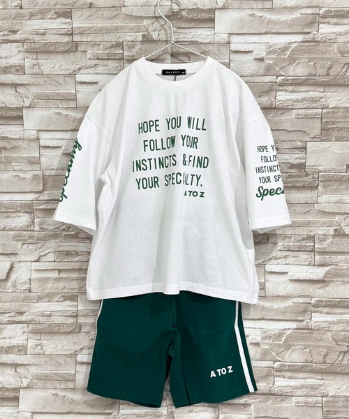 【※やすきち】　Tシャツ　ホワイト　120cm+140cm 24SS】MEN COOLMAXニットサッカー 長袖シャツ ホワイト 071442003