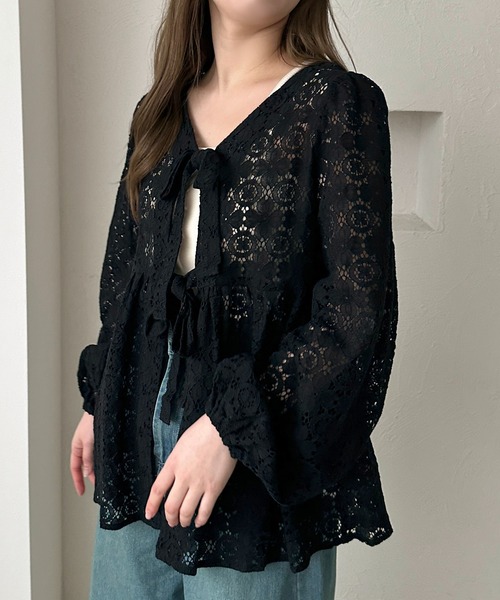 Dior レースペラムトップス apres jour ブラウス シャツ 「apres clair」レースペプラム