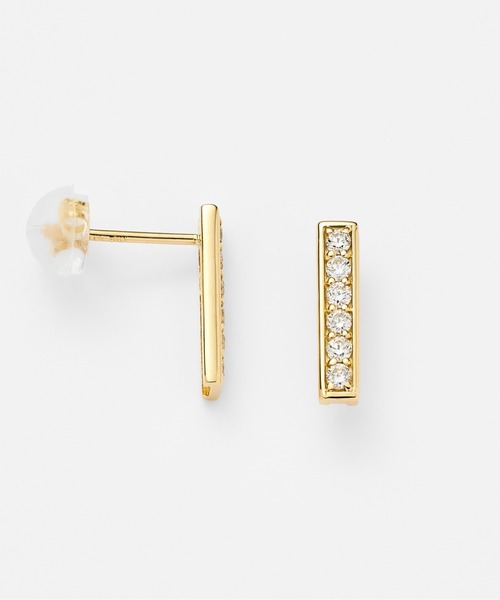 Jewel closet by L&Co. ピアス K18 ダイヤモンド ピアス レディース 