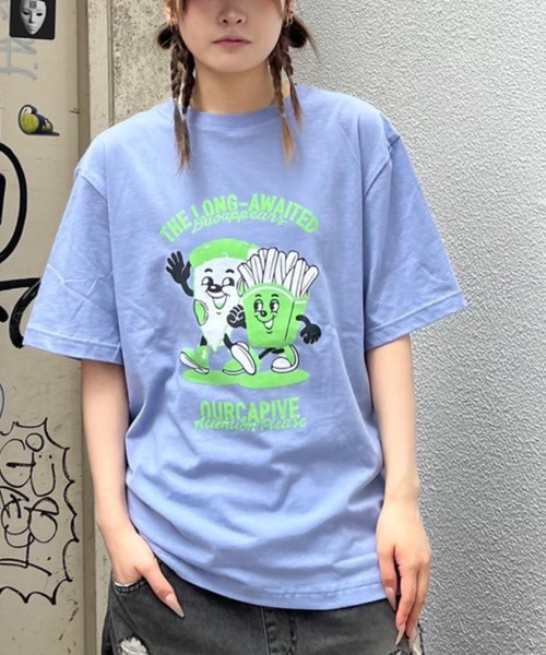 Candy Stripper tシャツ JUNKIE FRIENDS Tシャツ レディース