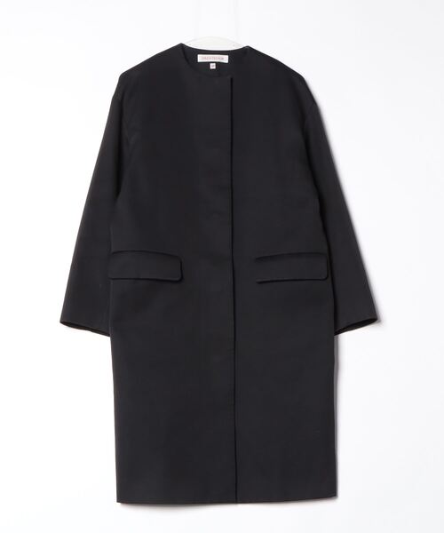 DRESSTERIOR（ドレステリア） ノーカラーコート 38 ブラック