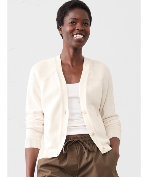 カーディガン BANANA REPUBLIC FACTORY STORE　　テクスチャード カーディガントップ レディース BANANA REPUBLIC カーディガン FACTORY STORE クロップド