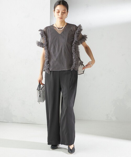 kaene（カエン） オールインワン 「SHIPS別注」kaene:チュール フリル