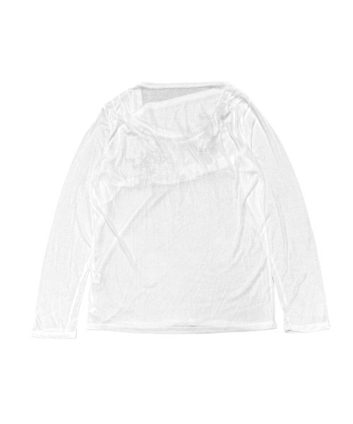 tシャツ 「XU」see-through loose long sleeve tee レディース XU tシャツ 「XU」see-through loose long sleeve tee
