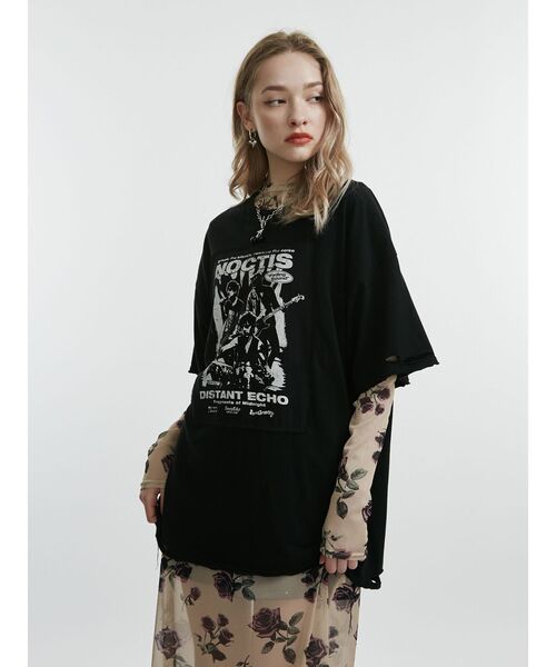 jouetie（ジュエティ） ワンピース フラワーシアーロングワンピース