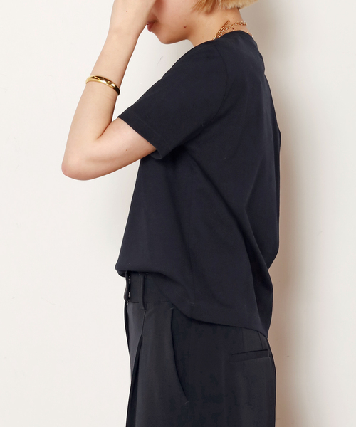 AP STUDIO 半袖Tシャツ　白　タグ有 AP STUDIO tシャツ コンパクトTシャツ レディース : ZOZOTOWN