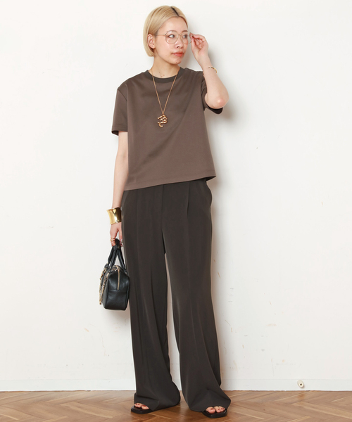 AP STUDIO tシャツ コンパクトTシャツ レディース : ZOZOTOWN