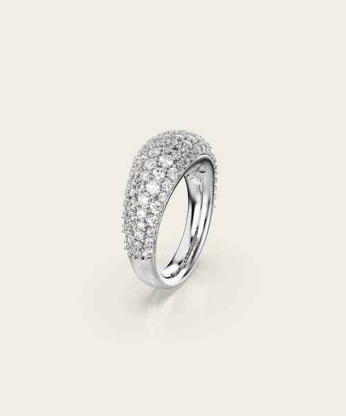 VIP価格【SWAROVSKI】スワロフスキー Sublima リング Sublima cocktail ring, Round cut, Multicolored, Ruthenium