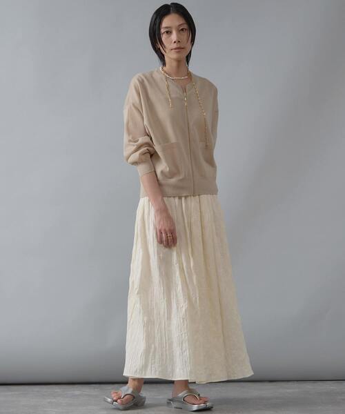 シアーニットブルゾン新品アルページュストーリー　38 Liesse｜シアーニットブルゾン | Rakuten Fashion(楽天