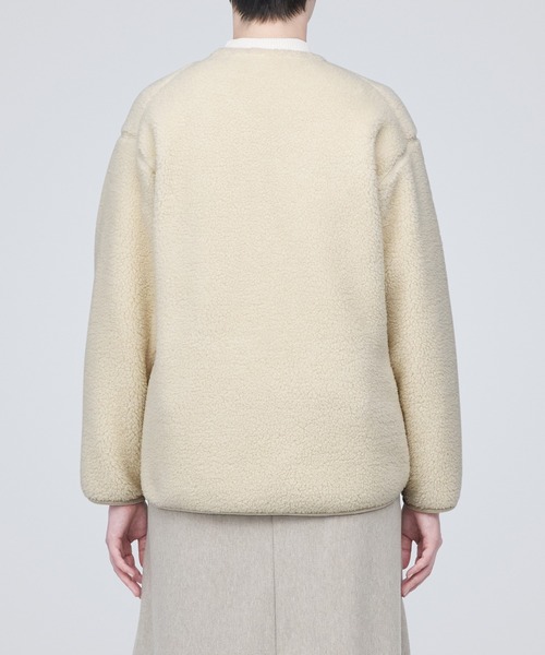 「無印良品」 ブルゾン L ネイビー レディース_画像4