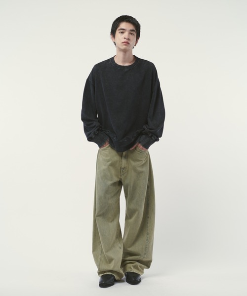 Lui's トレーナー スウェット パウダーブリーチビッグスウェット
