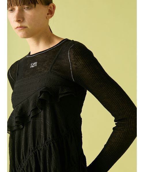 FURFUR（ファーファー） ワンピース ドロストキャミワンピース