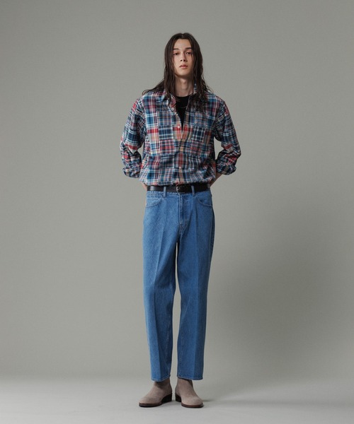 ADAM ET ROPE'（アダムエロペ） ジーンズ ブリーチ ストレート