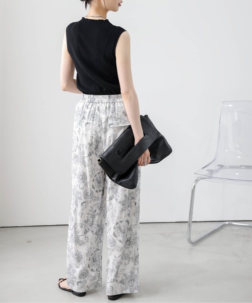 Lajour パンツ 「日本製」ワイドタックパンツ レディース : ZOZOTOWN