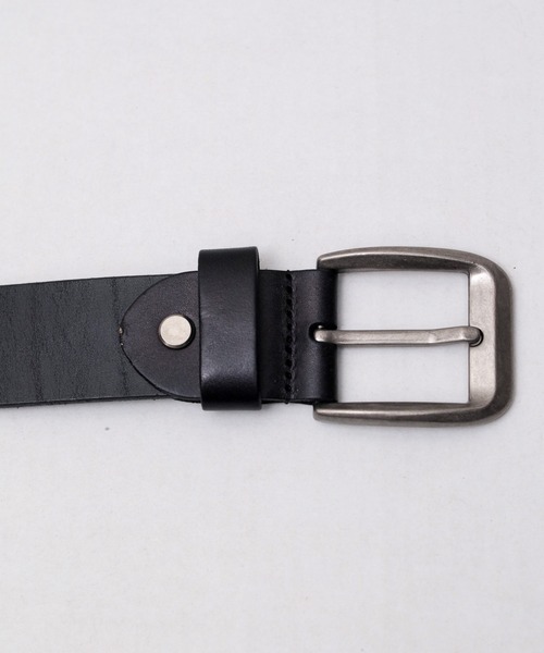 ARCHIVER ベルト 「Bk」本革 スタッズ ワイドレザーベルト メンズ