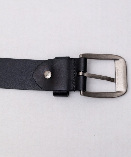ARCHIVER ベルト 「Bk」本革 スタッズ ワイドレザーベルト メンズ