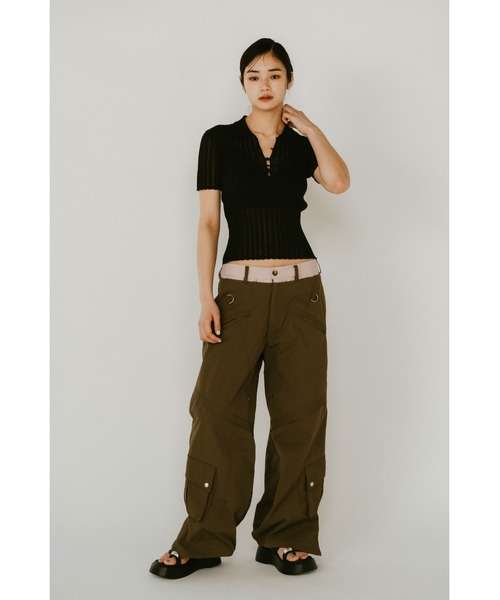 Knuth Marf ニット セーター sheer polo knit レディース